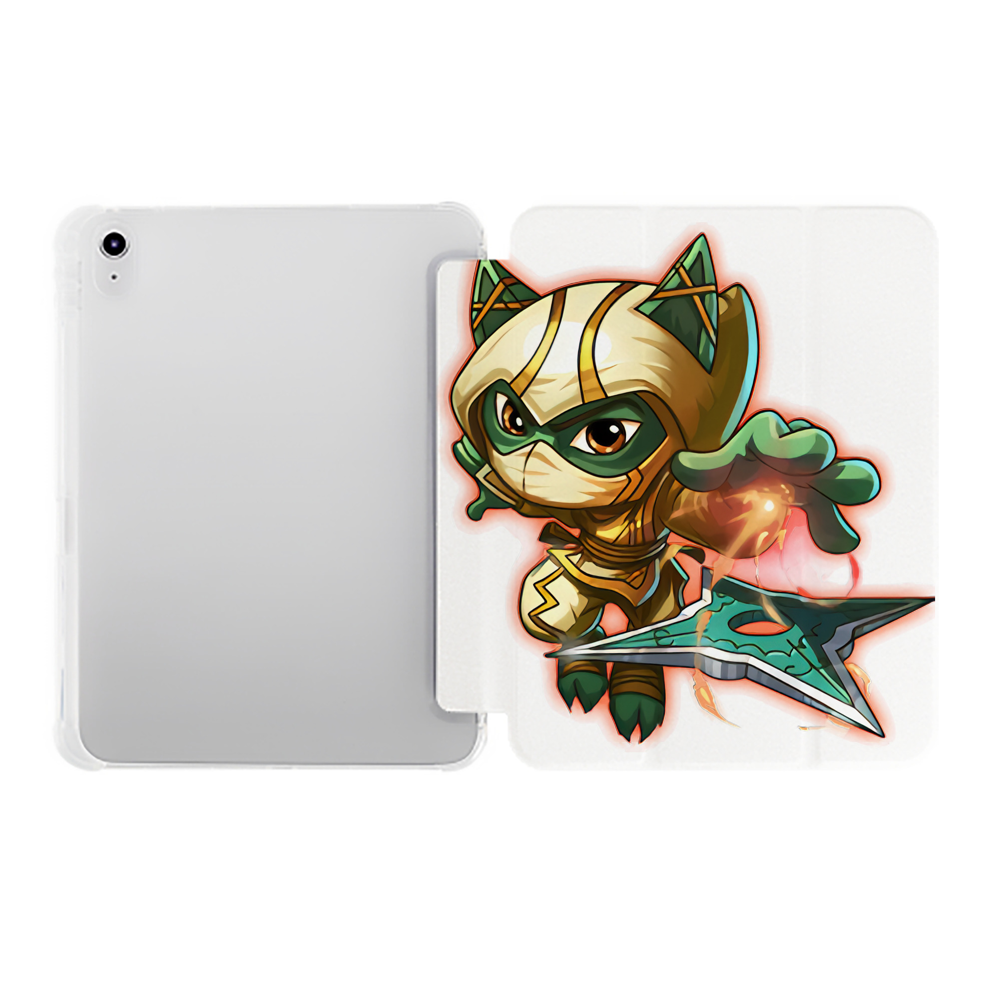（画像用） リーグ・オブ・レジェンド League of Legends LOL IPad ケース ペン収納付き 三つ折りスタンド PUレザー×シリコン 対応機種9.5/10.5/10.9インチ